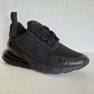 Nike Air Max 270 Youth Size 5Y/Women’s 6.5-7 Black BQ5776-001 **MINOR SCUFFING**